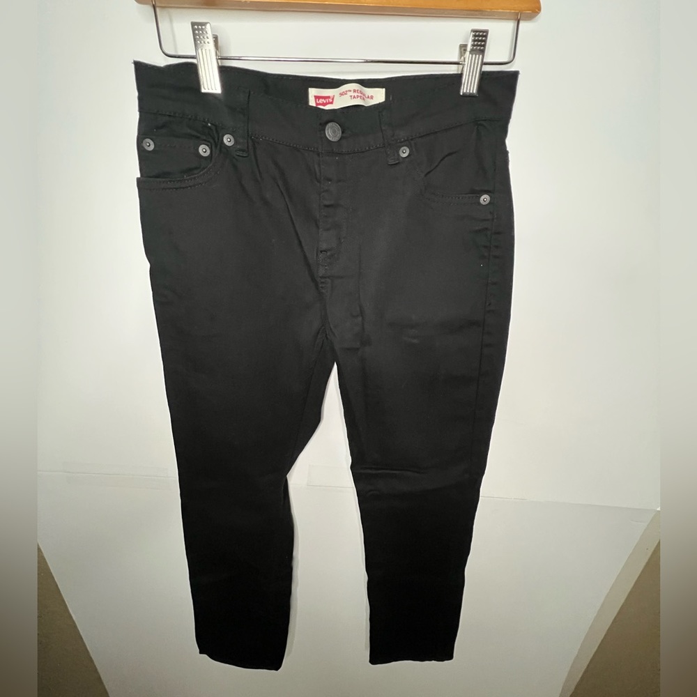 Boys Levi’s 502 regular taper size: 14 black pants jeans